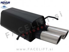 Mercedes CLK C209 02-10 športni izpušni lonec 2x 76mm SR-Design