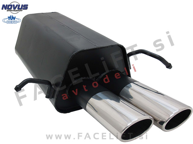 Mercedes CLK C209 02-10 športni izpušni lonec 2x 85/58mm AM-Design