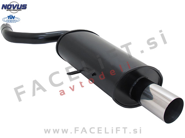 Mini Cooper One Cabrio / R50 R52 R53 (01-07) / športni izpušni lonec / 1x 90mm / RL-Design Mini Cooper One Cabrio / R50 R52 R53 (01-07) / športni izpušni lonec / 1x 90mm / RL-Design