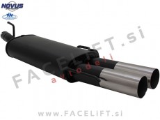 Opel Astra F Cabriolet / T92 (93-01) / športni izpušni lonec / 2x 76mm / RL-Design