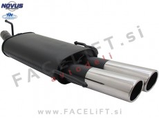 Opel Astra F Cabriolet / T92 (93-01) / športni izpušni lonec / 2x 76mm / SR-Design