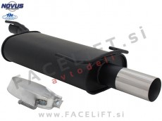 Opel Astra F / T92 (91-02) / športni izpušni lonec / 1x 76mm / RL-Design