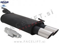 Opel Astra F / T92 (91-02) / športni izpušni lonec / 2x 76mm / MS-Design Opel Astra F / T92 (91-02) / športni izpušni lonec / 2x 76mm / MS-Design