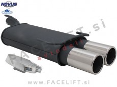 Opel Astra F / T92 (91-02) / športni izpušni lonec / 2x 90mm Opel Astra F / T92 (91-02) / športni izpušni lonec / 2x 90mm