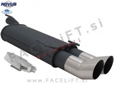 Opel Astra F / T92 (91-02) / športni izpušni lonec / 2x 90mm / DTM Opel Astra F / T92 (91-02) / športni izpušni lonec / 2x 90mm / DTM