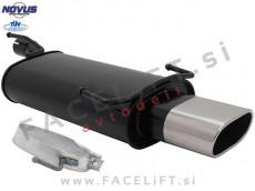 Opel Astra F / T92 (91-02) / športni izpušni lonec / 1x 135x75mm Opel Astra F / T92 (91-02) / športni izpušni lonec / 1x 135x75mm