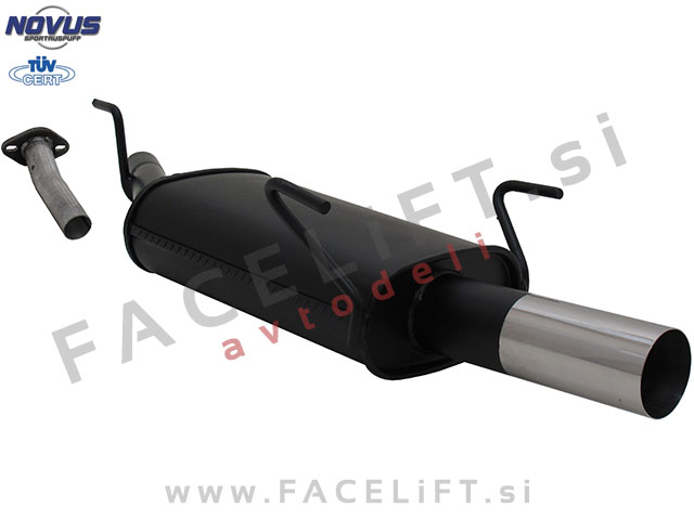 Opel Astra G Karavan / T98 (98-05) / športni izpušni lonec / 1x 76mm / RL-Design Opel Astra G Karavan / T98 (98-05) / športni izpušni lonec / 1x 76mm / RL-Design