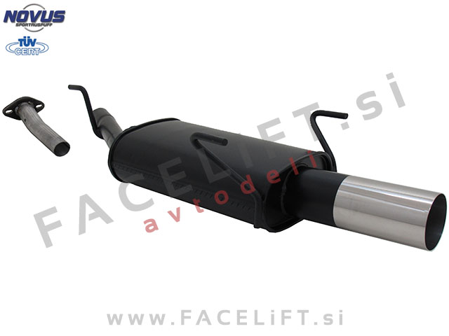 Opel Astra G Karavan / T98 (98-05) / športni izpušni lonec / 1x 90mm / RL-Design Opel Astra G Karavan / T98 (98-05) / športni izpušni lonec / 1x 90mm / RL-Design
