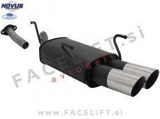 Opel Astra G Karavan / T98 (98-05) / športni izpušni lonec / 2x 76mm / MS-Design Opel Astra G Karavan / T98 (98-05) / športni izpušni lonec / 2x 76mm / MS-Design