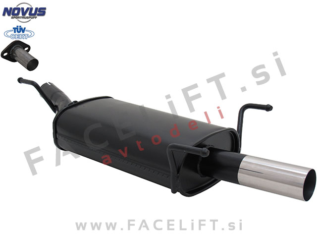 Opel Astra G CC Limuzina / T98 (98-04) / športni izpušni lonec / 1x 60mm Opel Astra G CC Limuzina / T98 (98-04) / športni izpušni lonec / 1x 60mm