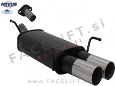 Opel Astra G CC Limuzina / T98 (98-04) / športni izpušni lonec / 2x 76mm / RL-Design Opel Astra G CC Limuzina / T98 (98-04) / športni izpušni lonec / 2x 76mm / RL-Design