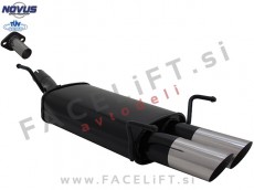 Opel Astra G CC Limuzina / T98 (98-04) / športni izpušni lonec / 2x 76mm / MS-Design Opel Astra G CC Limuzina / T98 (98-04) / športni izpušni lonec / 2x 76mm / MS-Design