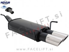 Opel Astra G CC Limuzina / T98 (98-04) / športni izpušni lonec / 2x 76mm / SR-Design Opel Astra G CC Limuzina / T98 (98-04) / športni izpušni lonec / 2x 76mm / SR-Design