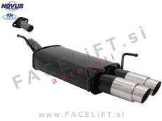 Opel Astra G CC Limuzina / T98 (98-04) / športni izpušni lonec / 2x 76mm / GP-Design Opel Astra G CC Limuzina / T98 (98-04) / športni izpušni lonec / 2x 76mm / GP-Design