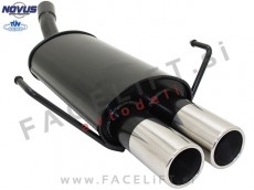 Opel Astra H 04-10 športni izpušni lonec 2x 76mm Opel Astra H 04-10 športni izpušni lonec 2x 76mm