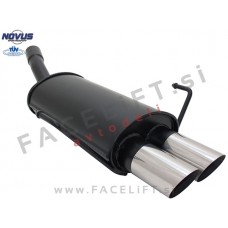 Opel Astra H 04-10 športni izpušni lonec 2x 76mm MS-Design