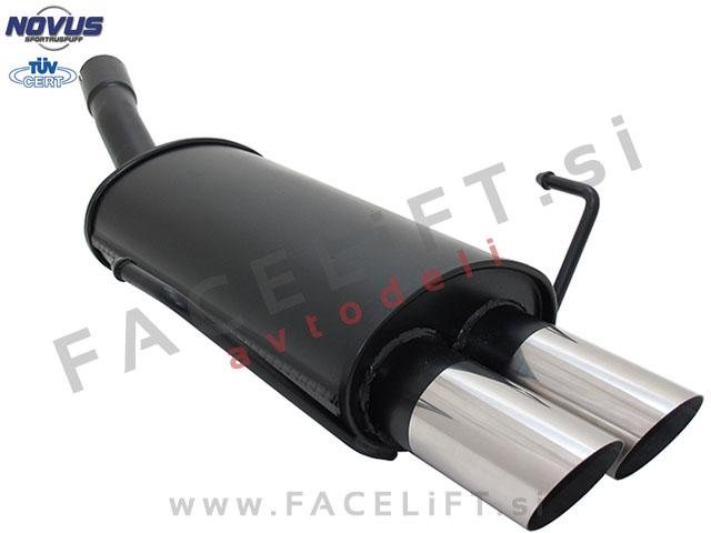 Opel Astra H 04-10 športni izpušni lonec 2x 76mm MS-Design Opel Astra H 04-10 športni izpušni lonec 2x 76mm MS-Design