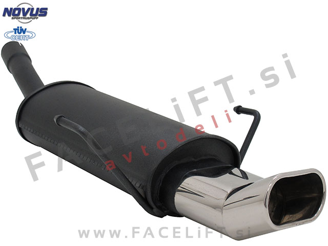 Opel Astra H 04-10 športni izpušni lonec 1x 135x75mm DTM Opel Astra H 04-10 športni izpušni lonec 1x 135x75mm DTM