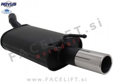 Opel Corsa B / S93 (93-00) / športni izpušni lonec / 1x 76mm Opel Corsa B / S93 (93-00) / športni izpušni lonec / 1x 76mm