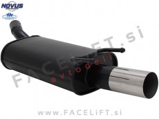 Opel Corsa B / S93 (93-00) / športni izpušni lonec / 1x 76mm / RL-Design Opel Corsa B / S93 (93-00) / športni izpušni lonec / 1x 76mm / RL-Design