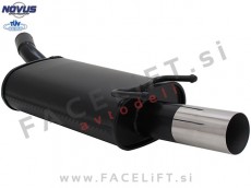 Opel Corsa B / S93 (93-00) / športni izpušni lonec / 1x 90mm / RL-Design Opel Corsa B / S93 (93-00) / športni izpušni lonec / 1x 90mm / RL-Design