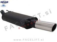Opel Corsa B / S93 (93-00) / športni izpušni lonec / 1x 90mm / SR-Design Opel Corsa B / S93 (93-00) / športni izpušni lonec / 1x 90mm / SR-Design