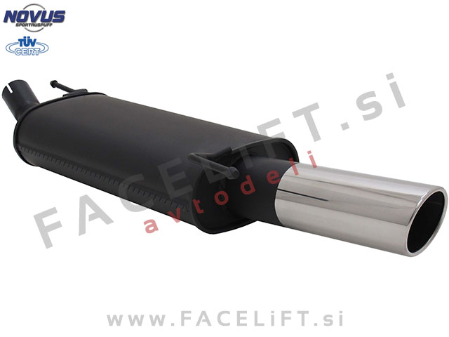 Opel Corsa B / S93 (93-00) / športni izpušni lonec / 1x 90mm / SR-Design