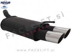 Opel Corsa B / S93 (93-00) / športni izpušni lonec / 2x 76mm / MS-Design Opel Corsa B / S93 (93-00) / športni izpušni lonec / 2x 76mm / MS-Design
