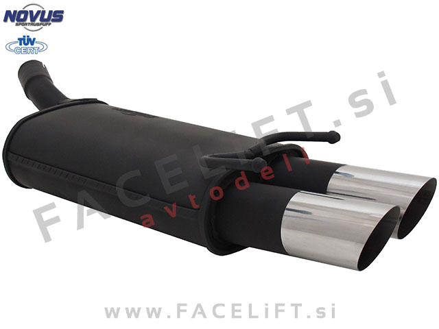 Opel Corsa B / S93 (93-00) / športni izpušni lonec / 2x 76mm / MS-Design