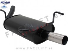 Opel Corsa C / X01 (00-06) / športni izpušni lonec / 1x 60mm Opel Corsa C / X01 (00-06) / športni izpušni lonec / 1x 60mm