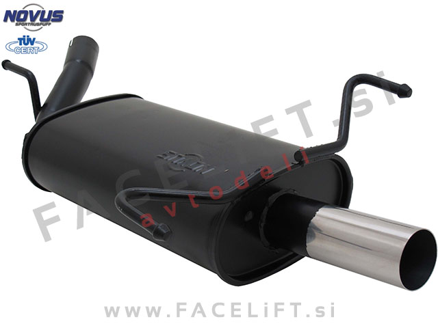 Opel Corsa C / X01 (00-06) / športni izpušni lonec / 1x 60mm Opel Corsa C / X01 (00-06) / športni izpušni lonec / 1x 60mm