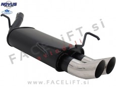 Opel Corsa C 00-06 športni izpušni lonec 2x 76mm DTM