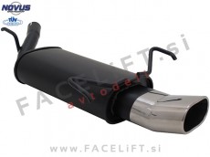 Opel Corsa C 00-06 športni izpušni lonec 1x 135x75mm DTM