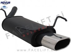 Opel Corsa C 00-06 športni izpušni lonec 1x 135x75mm