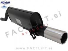 Opel Corsa D 06-14 športni izpušni lonec 1x 90mm Opel Corsa D 06-14 športni izpušni lonec 1x 90mm