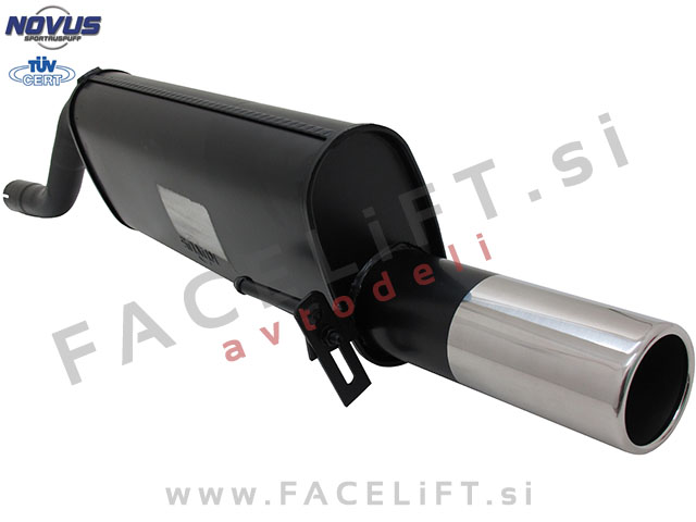 Opel Corsa D 06-14 športni izpušni lonec 1x 90mm