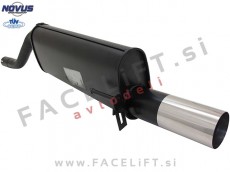 Opel Corsa D 06-14 športni izpušni lonec 1x 90mm RL-Design