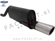 Opel Corsa D 06-14 športni izpušni lonec 1x 90mm SR-Design