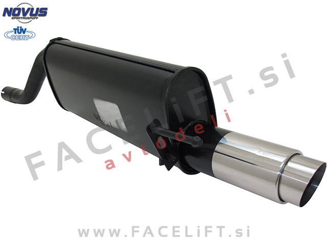 Opel Corsa D 06-14 športni izpušni lonec 1x 90mm GP-Design