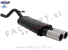 Opel Corsa D / S07 (06-14) / športni izpušni lonec / 2x 76mm