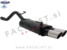 Opel Corsa D / S07 (06-14) / športni izpušni lonec / 2x 76mm / MS-Design Opel Corsa D / S07 (06-14) / športni izpušni lonec / 2x 76mm / MS-Design