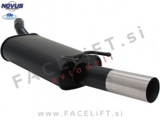 Opel Tigra A / S93 (94-01) / športni izpušni lonec / 1x 76mm / RL-Design Opel Tigra A / S93 (94-01) / športni izpušni lonec / 1x 76mm / RL-Design