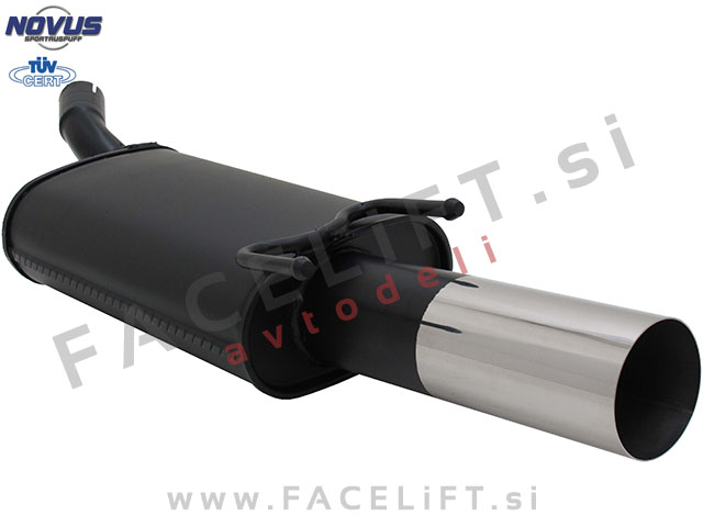 Opel Tigra A / S93 (94-01) / športni izpušni lonec / 1x 90mm / RL-Design