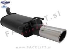 Opel Tigra A / S93 (94-01) / športni izpušni lonec / 1x 90mm / SR-Design Opel Tigra A / S93 (94-01) / športni izpušni lonec / 1x 90mm / SR-Design