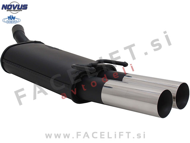 Opel Tigra A / S93 (94-01) / športni izpušni lonec / 2x 76mm / RL-Design