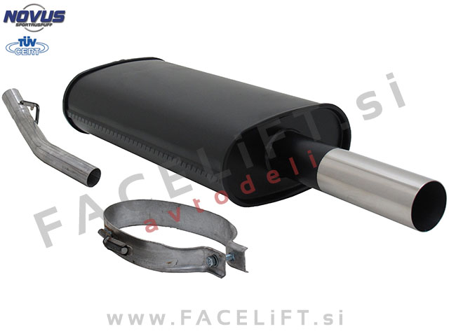 Opel Vectra A / J89 (88-95) / športni izpušni lonec / 1x 60mm