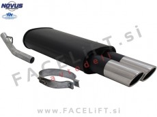 Opel Vectra A / J89 (88-95) / športni izpušni lonec / 2x 76mm / SR-Design Opel Vectra A / J89 (88-95) / športni izpušni lonec / 2x 76mm / SR-Design