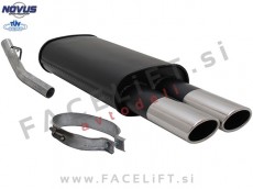 Opel Vectra A / J89 (88-95) / športni izpušni lonec / 2x 85/58mm / AM-Design Opel Vectra A / J89 (88-95) / športni izpušni lonec / 2x 85/58mm / AM-Design