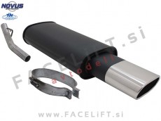 Opel Vectra A / J89 (88-95) / športni izpušni lonec / 1x 135x75mm Opel Vectra A / J89 (88-95) / športni izpušni lonec / 1x 135x75mm