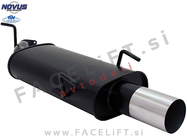 Opel Vectra B / J96 (95-99) / športni izpušni lonec / 1x 90mm / RL-Design